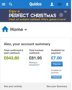 Quidco Screenshot